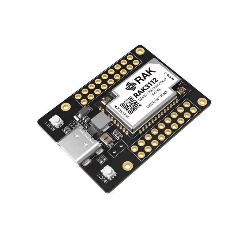 RAK3112 Breakout Board | Evaluation board with ESP32-S3 and SX1262 offering LoRa, WiFi, and BLE connectivity for rapid IoT prototyping | RAK3212