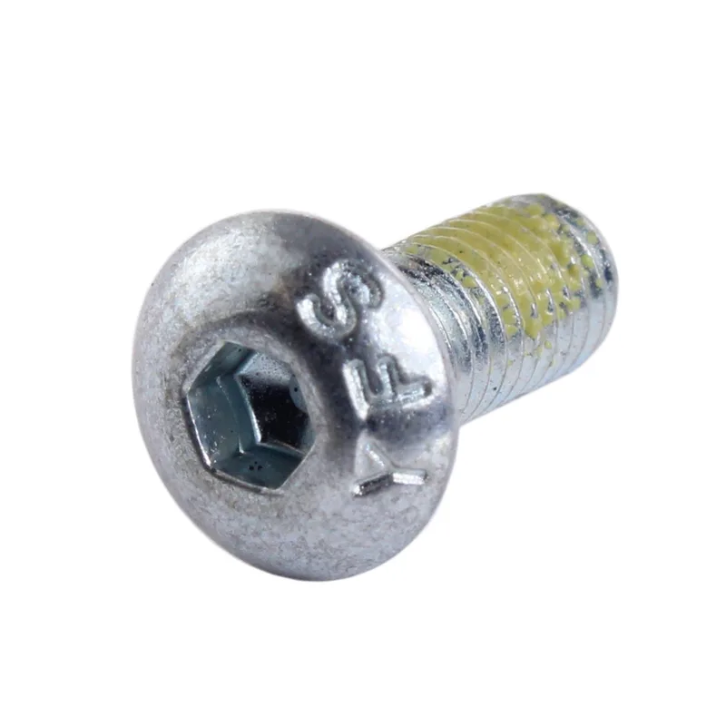 10-32 x 0.5 in. Button Head Cap Screw with Nylon Patch