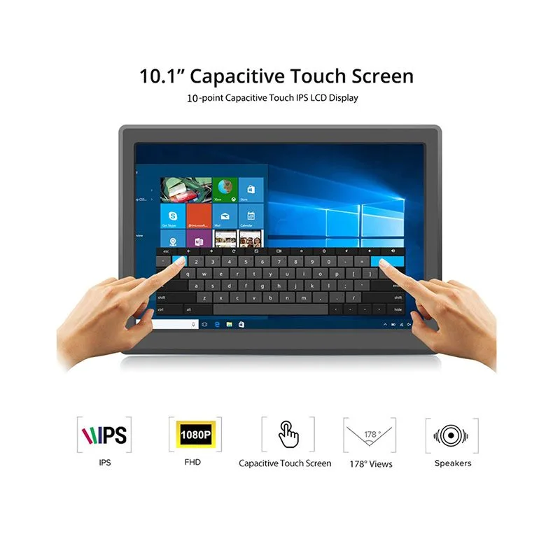 SF101T 10.1inch Touchscreen 1920x1080 IPS Monitor for Raspberry Pi 