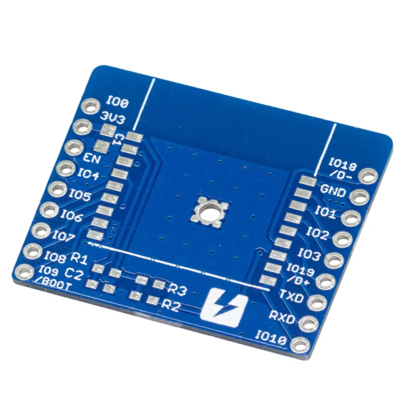 ESP32-C3-WROOM-02ピッチ変換用基板フル版（基板のみ）