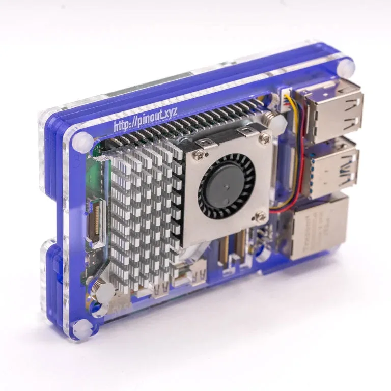 Pibow Coupe 5 - Raspberry Pi 5専用ケース 青