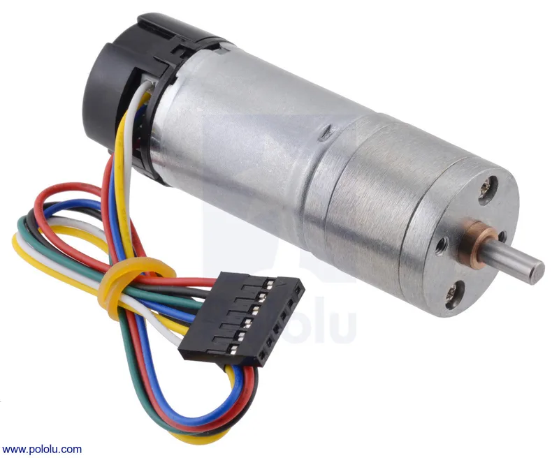 99:1 Metal Gearmotor 25Dx69L mm LP 12V with 48 CPR Encoder