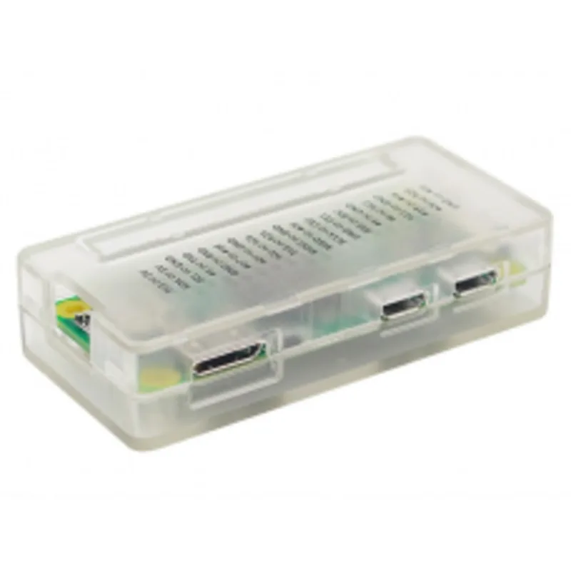 Clear Raspberry Pi Zero case with GPIO space