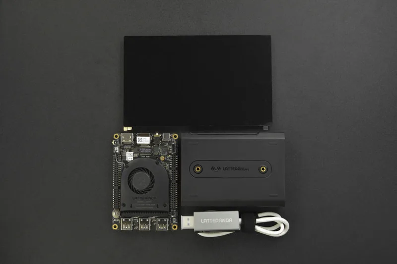 LattePanda 2 Alpha 800s with Titan Case & Streaming Cable & Touch Display