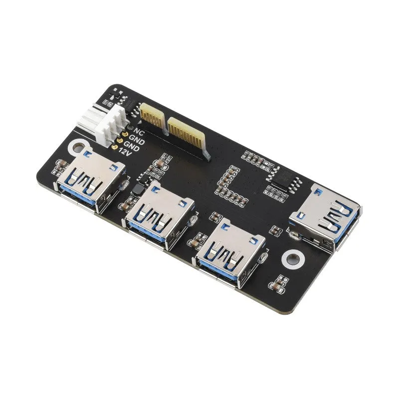 Raspberry Pi CM4用PCIe接続USB 3.2 Gen1変換基板