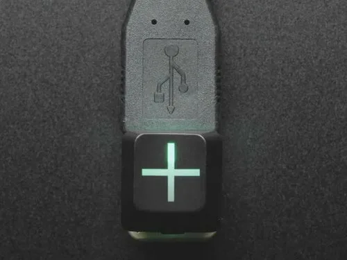 Etched Glow-Through Keycap - Zener ESP Plus Design