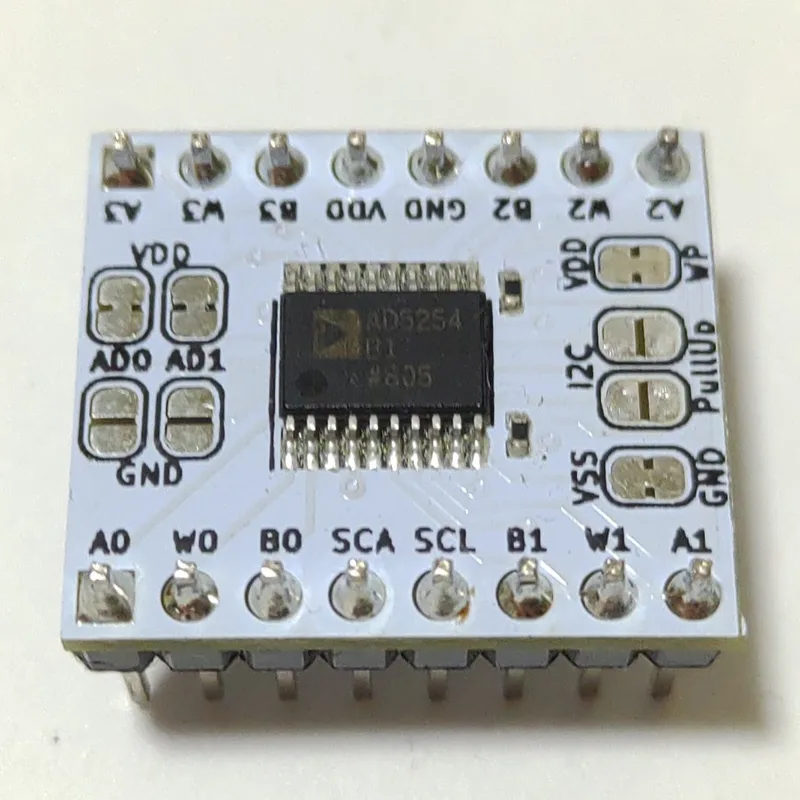 ポテンショメーターAD5254（1kΩ256ステップ）ブレイクアウトボード
