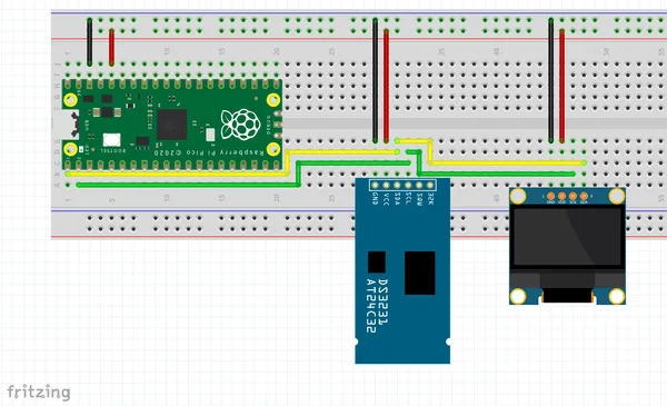 Raspberry Pi Pico Uhren Projekt
