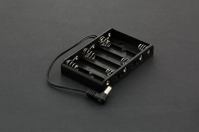 6xAA Battery Holder with DC2.1 Power Jack