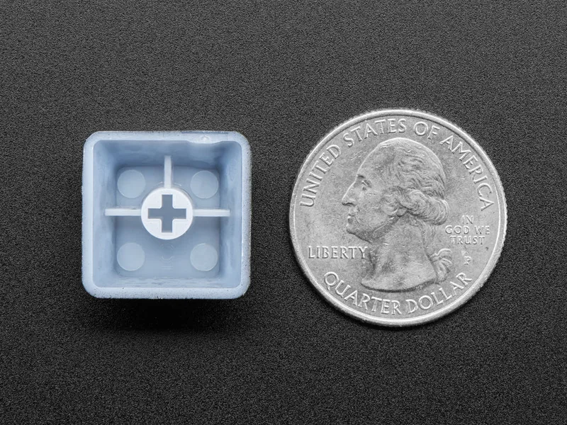 Etched Glow-Through Keycap - Zener ESP Square Design MX Compatible Switches