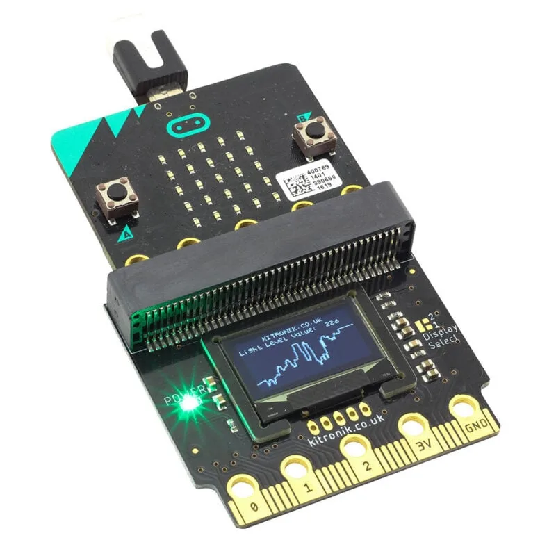 Kitronik :VIEW Graphics 128 OLED Display 128x64 for BBC micro:bit