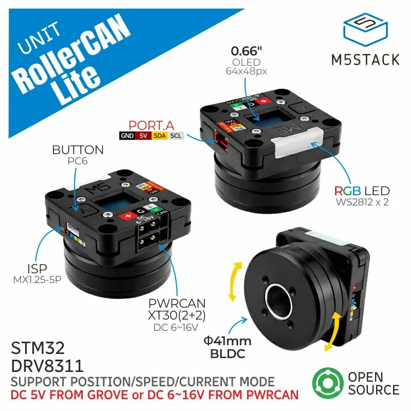 RollerCAN Lite ユニット（STM32）