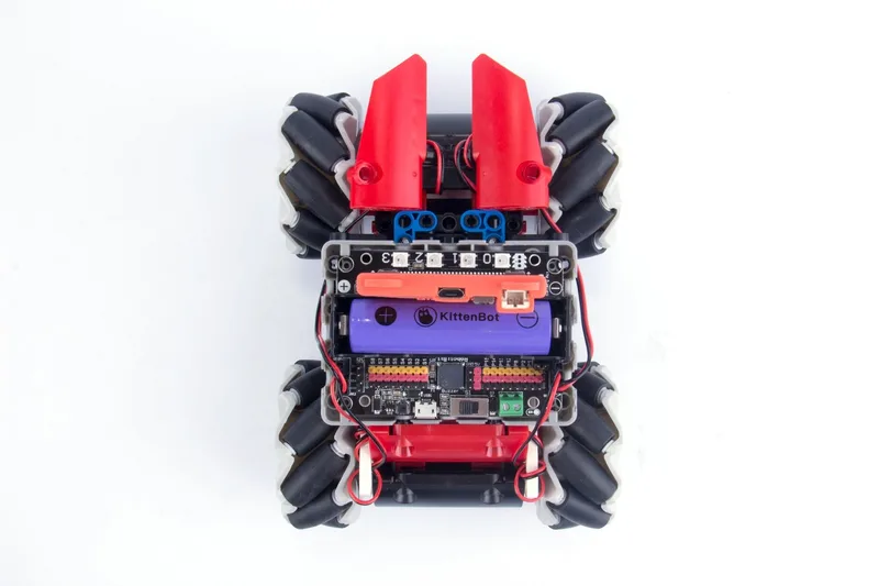 Robot Bit-Mecanum Wheel Car Kit for Micro:bit or Meowbit