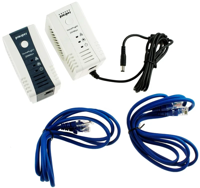 Powerline Ethernet Adapter: Fast Internet via AC Wiring 