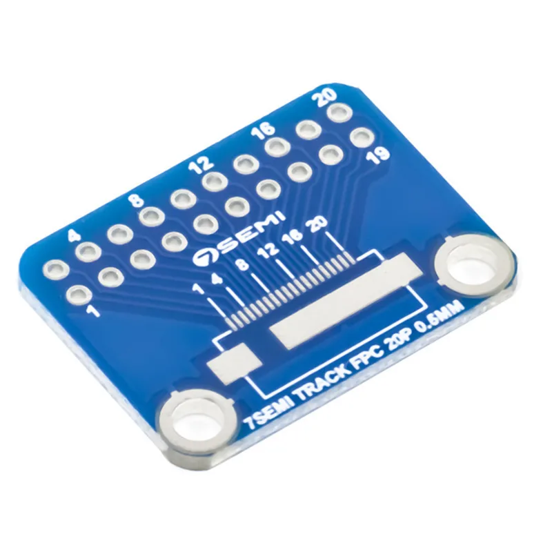7Semi 0.5mm FFC FPC 20 Pin Breakout Board Adapter PCB