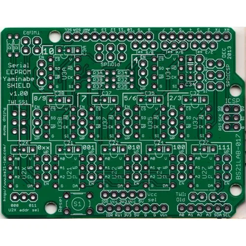シリアル EEPROM 闇鍋シールド(基板のみ)