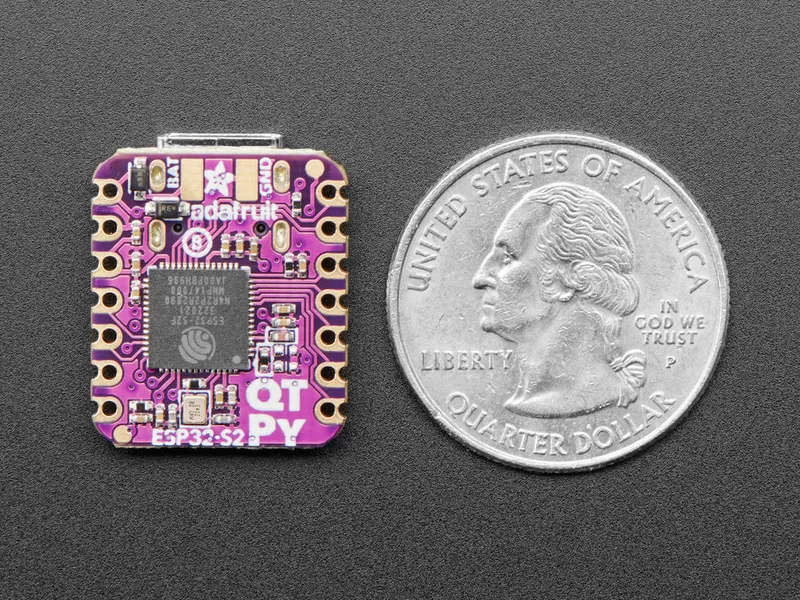 Adafruit QT Py ESP32-S2 WiFi Dev Board with uFL Antenna Port - STEMMA QT