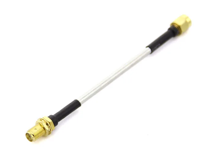 SMA M&F 6GHz Semi-Flexible cable RG402 - 10cm