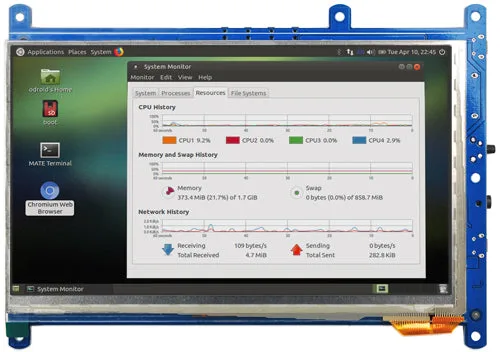ODROID-VU7A Plus 7inch HDMI display with Multi-touch (1024X600)