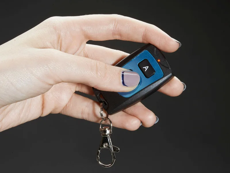 Keyfob 2-Button RF Remote Control - 315MHz