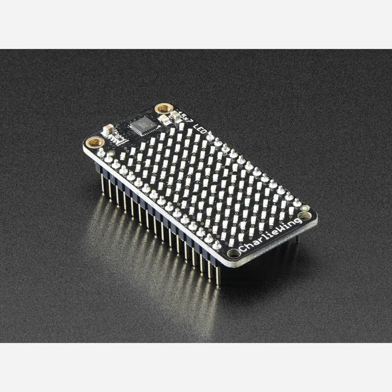 Adafruit 15x7 CharliePlex LED Matrix Display FeatherWing - Blue