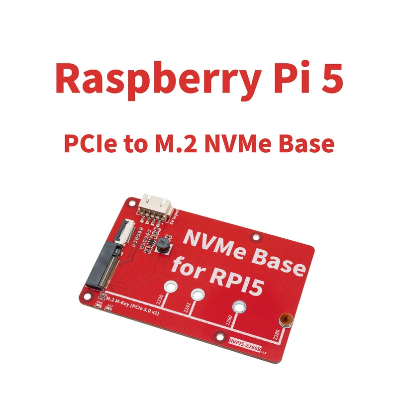 Raspberry Pi 5 NVME PCIe SSD Base NVPI5-2280B 2230 2242 2260 228