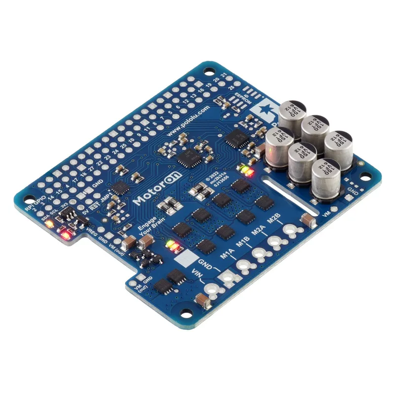 Motoron M2H18V18 Raspberry Pi用デュアルハイパワーモーターコントローラキット