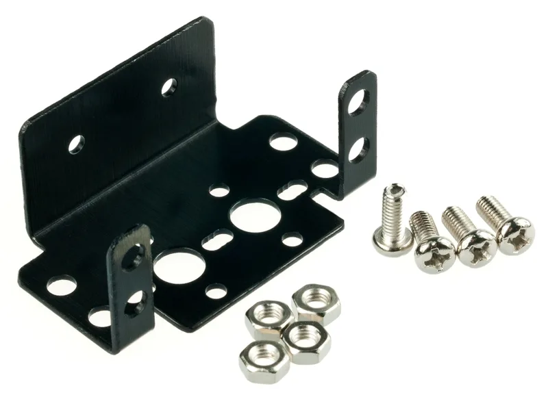 Versatile Aluminum Servo Bracket for Robotics Applications