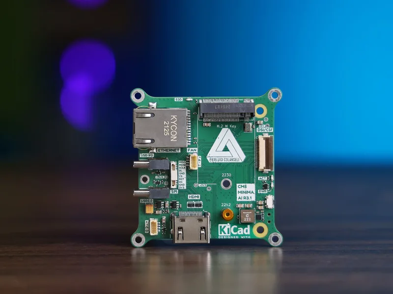CM5 MINIMA –  Raspberry Pi CM5用コンパクトキャリアボード
