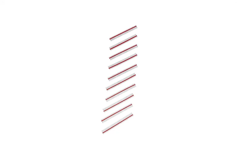 Optimize Your Project with Red 40 Pin Header Strip!