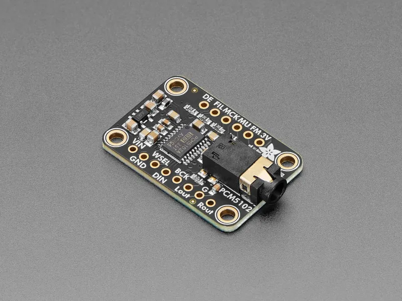 Adafruit PCM5102A搭載オーディオ用I2S DACボード