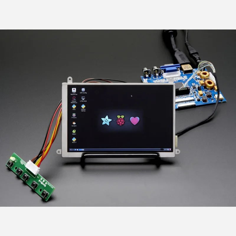 5.6 Display  Audio 1280x800 (720p) Kit - HDMI/VGA/NTSC/PAL