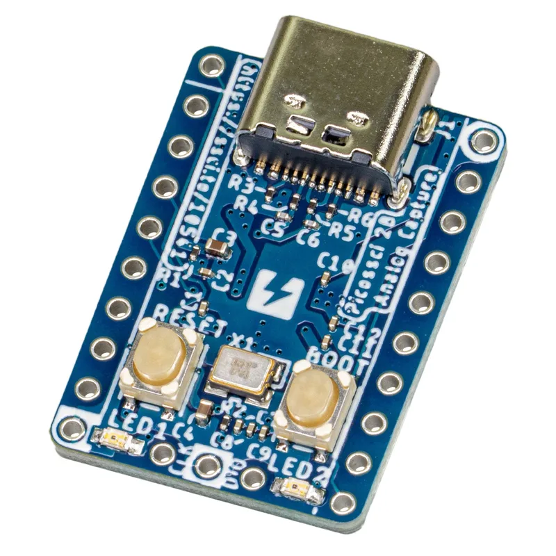 Picossci 2B 8chアナログ入力開発ボード（RP2350B搭載）