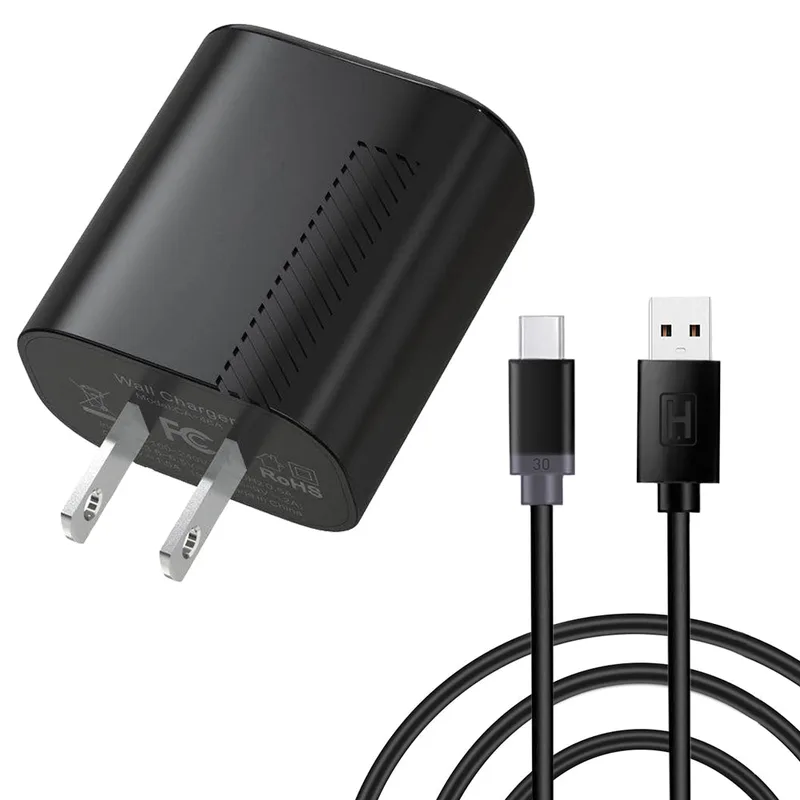 52Pi AC 100-240V 0.5A-12V 3.6 USB Charger Power Supply EU/US/UK/AU Type-C Cable