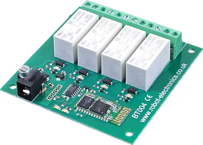 BT004 - 16Amp, 4 Channel Relay Module