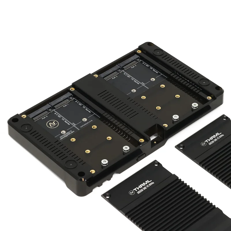 Quad M.2 NVMe Expansion Board for Argon ONE V5