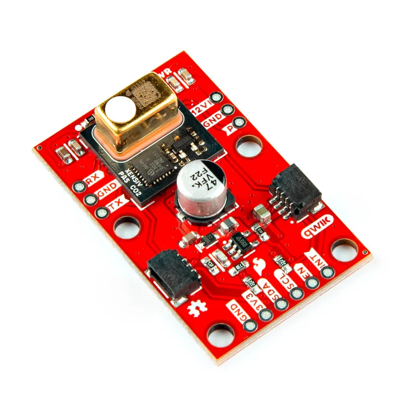 Qwiic - PASCO2V01搭載 光音響分光CO2センサモジュール