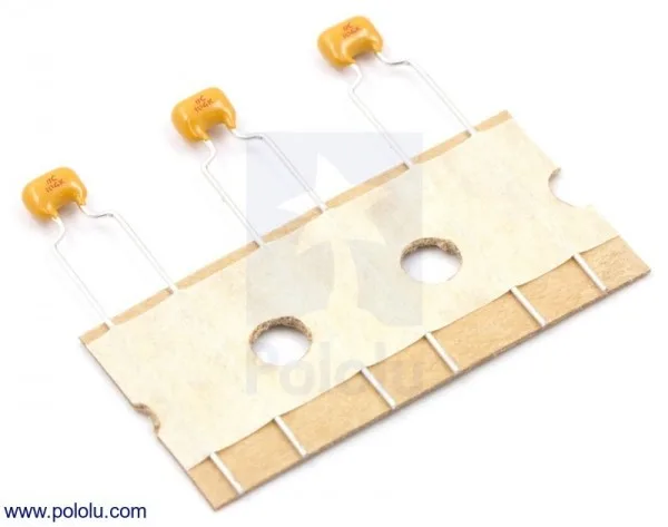 Ceramic Capacitor 3-Pack 0.1uF 100V