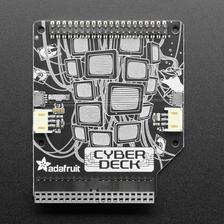 Adafruit Raspberry Pi 400用 CYBERDECK HAT