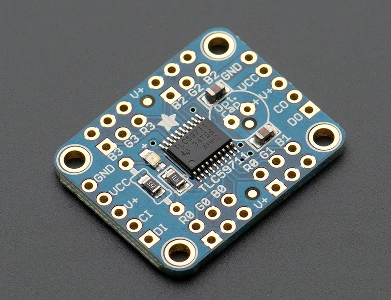 Adafruit 12-Channel 16-bit PWM LED Driver - SPI Interface - TLC59711