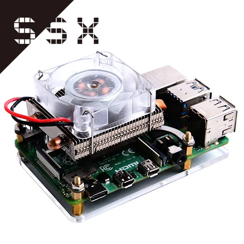 52Pi カラフルCPUクーラー For Raspberry Pi 3B/3B+/4B（EP-00112）--販売終了