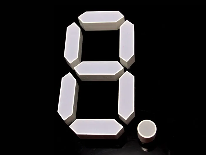 7 Segment Display - 3 Inches - Red