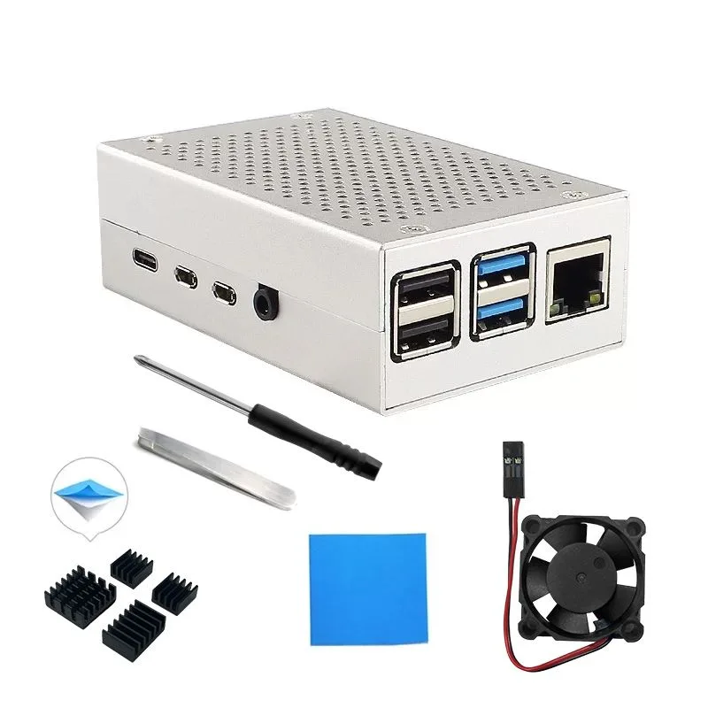 Aluminum Alloy Shell for Raspberry Pi 4