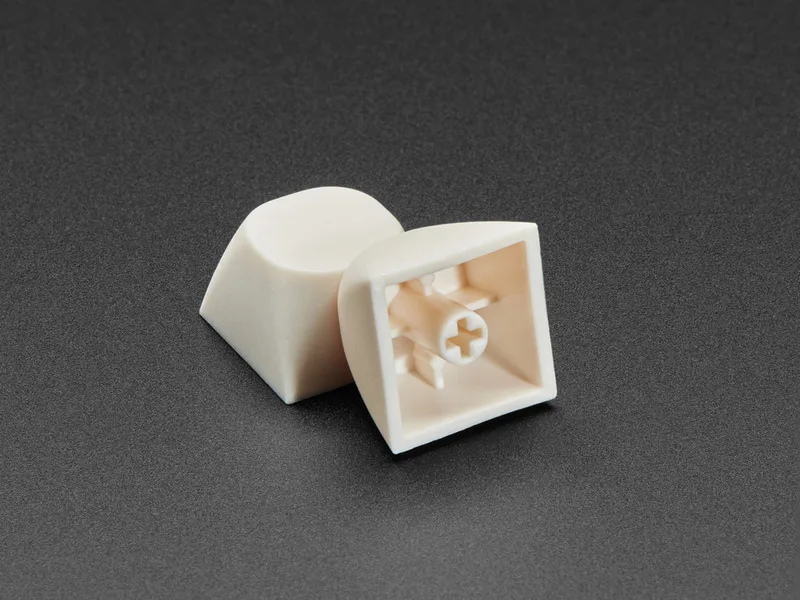 Milky White MA Keycaps for MX Compatible Switches - 5 pack