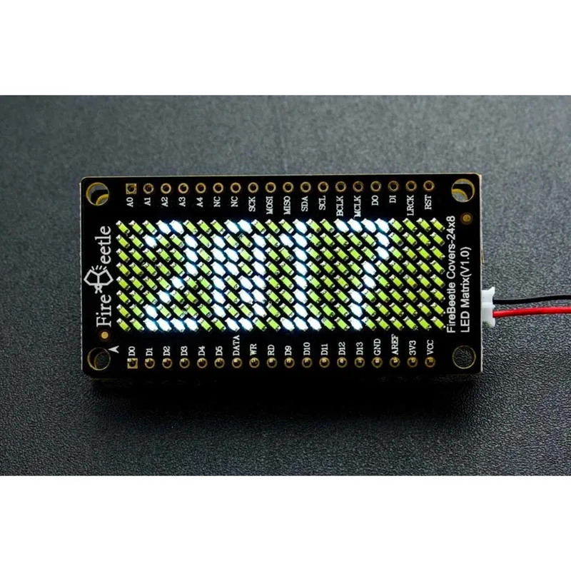 FireBeetle Covers-24x8 LED Matrix (White)