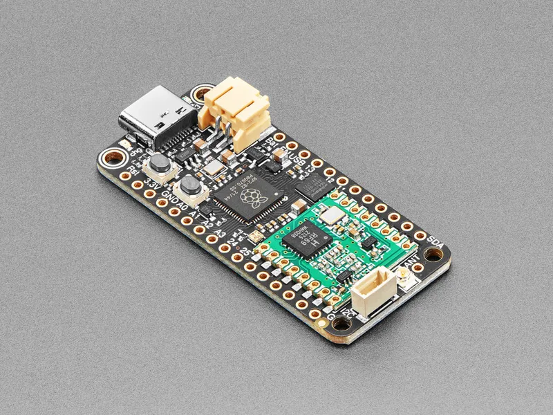 Adafruit Feather RP2040 RFM69 Packet Radio - 868 or 915MHz RadioFruit and STEMMA QT