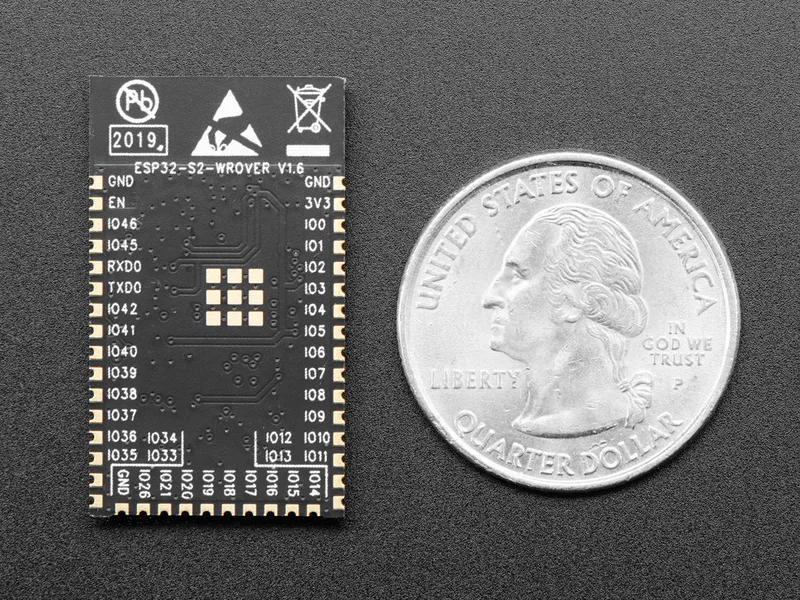ESP32-S2-WROVER-I Module with uFL - 4 MB flash and 2 MB PSRAM