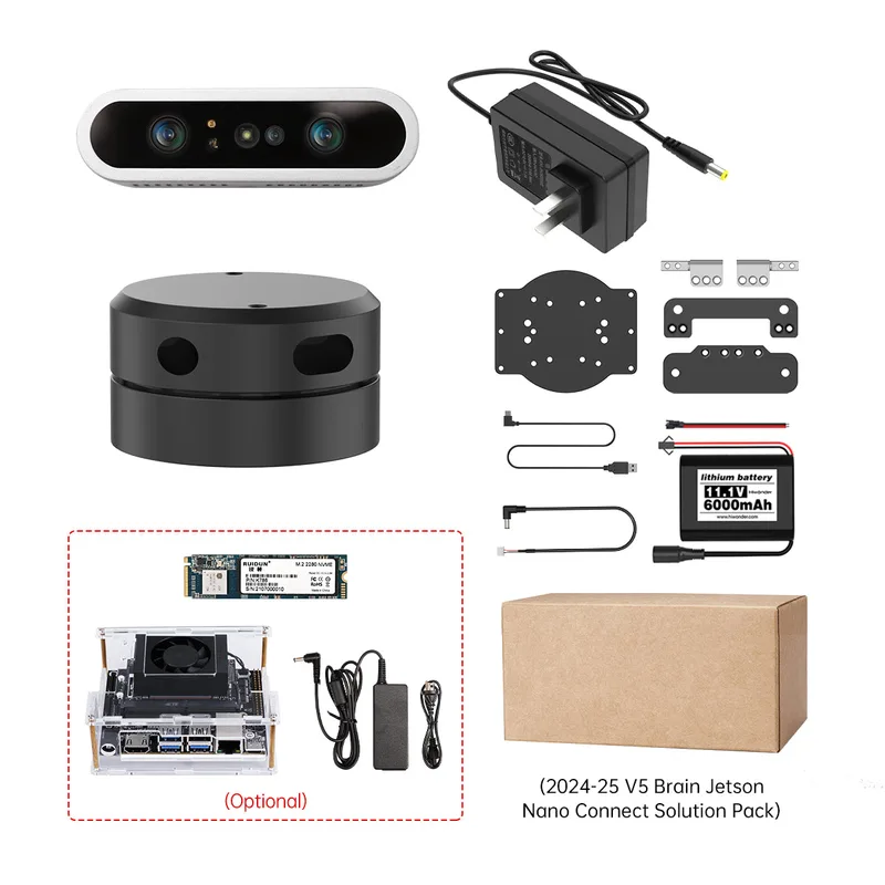 Hiwonder AI Tool for VEX AI Robotics Competition (VAIRC) with Precision Depth Camera & LiDAR for Robot Programming
