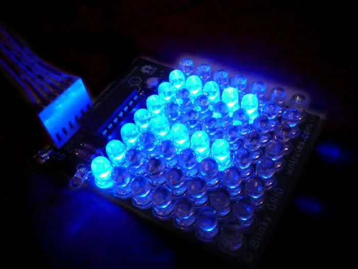 Blinky Grid Blue