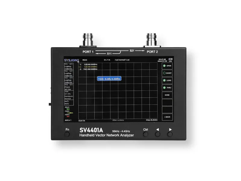 Chelegance JNCRadio VNA 7 Inch 4.4GHz Vector Network Analyzer with Capacitive Touchscreen